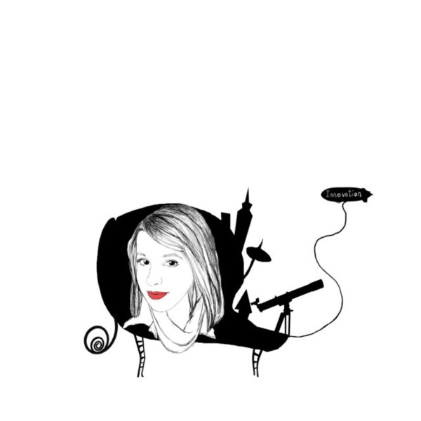 Леди Диметреску арт черно белый