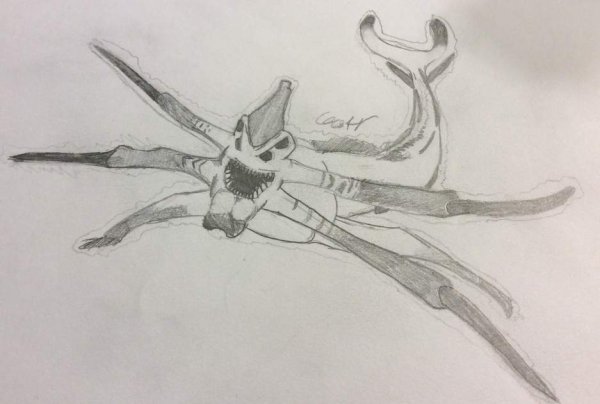 Раскраски сабнатика Левиафан Жнец