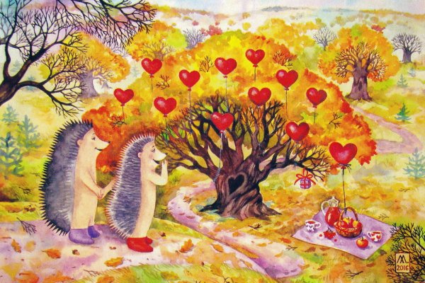 Художница Елизавета мелкозёрова Ежик