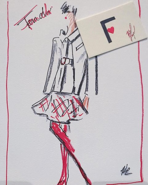 Рисунок в стиле Fendi