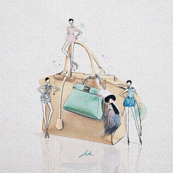 Фенди логотип на одежде