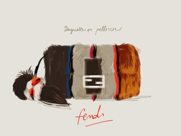 Фенди бренд логотип