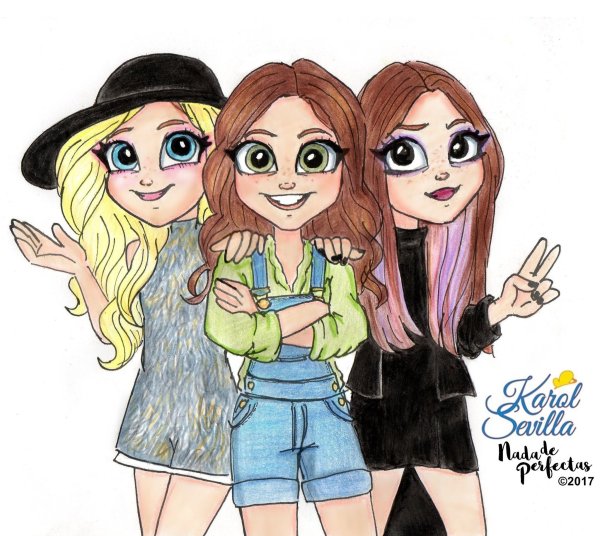 Две девочки в мультяшном стиле