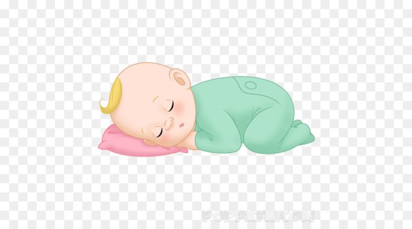 Спящий младенец вектор
