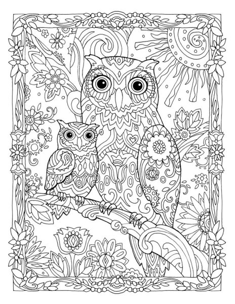 Раскраски антистресс для девочек