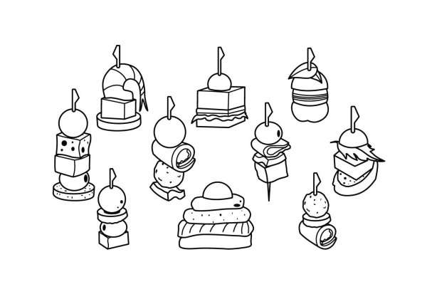 Канапе эскиз