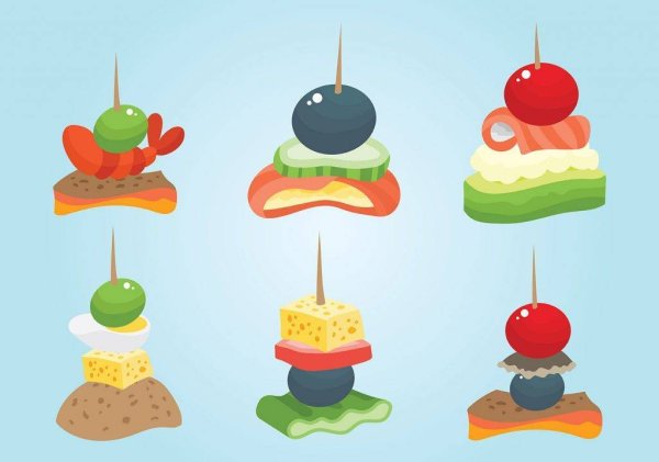 Канапе эскиз