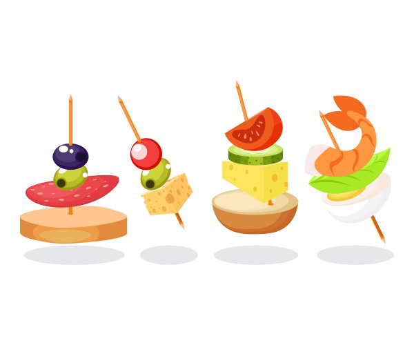 Канапе векторный