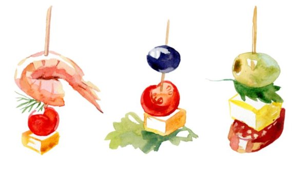 Канапе рисунок