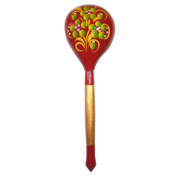 Ложка деревянная Хохлома LHL 6801 "краснушка"