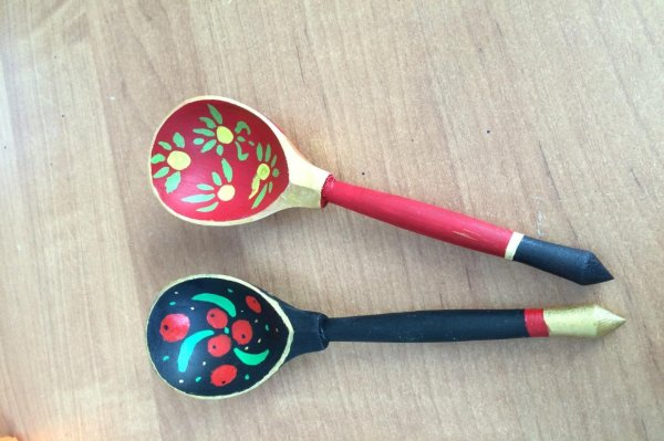 Роспись ложек деревянных для детей