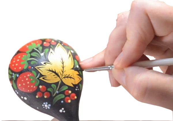 Хохломская роспись мастер класс