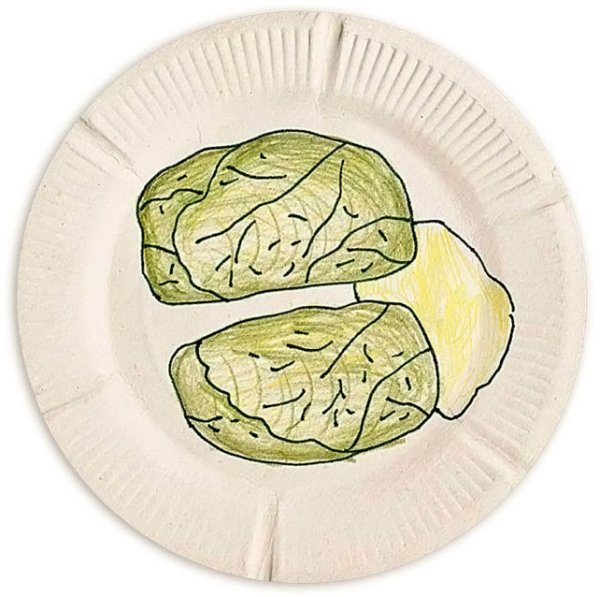 Голубцы рисунок