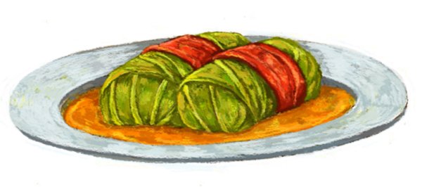 Голубцы рисунок