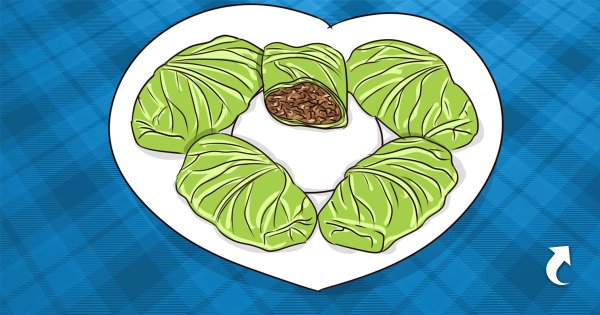 Рисунок голубцов