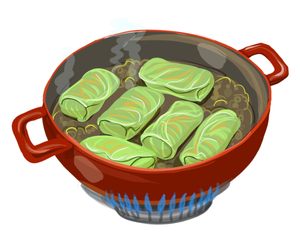 Иконка блинчик с начинкой