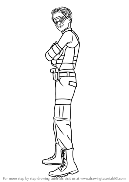 Раскраска опасный Генри