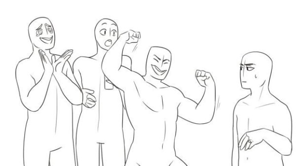 Заготовки для комиксов с людьми