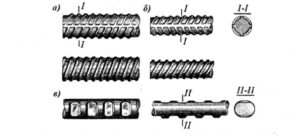 Профиль стержня арматуры а400