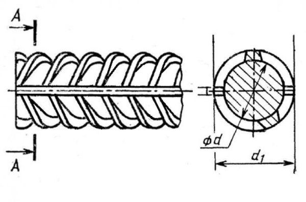 Арматура 12 чертеж