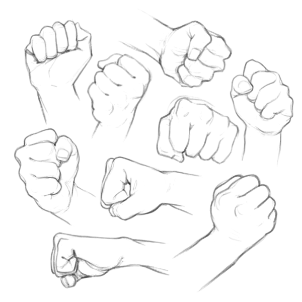 Кисть референс сбоку