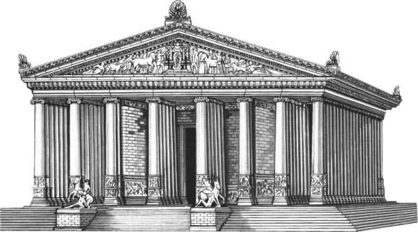 Архитектура древней Греции храм Артемиды