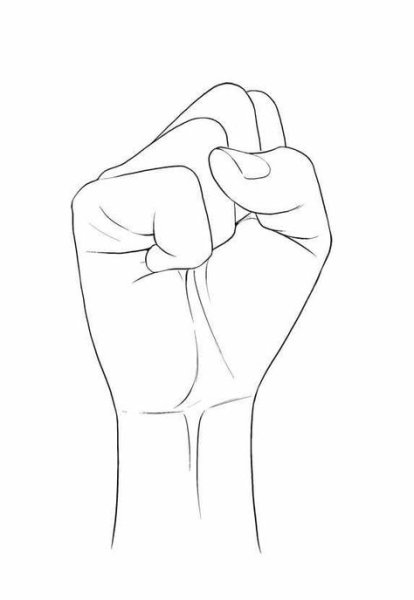 Кулак для рисования