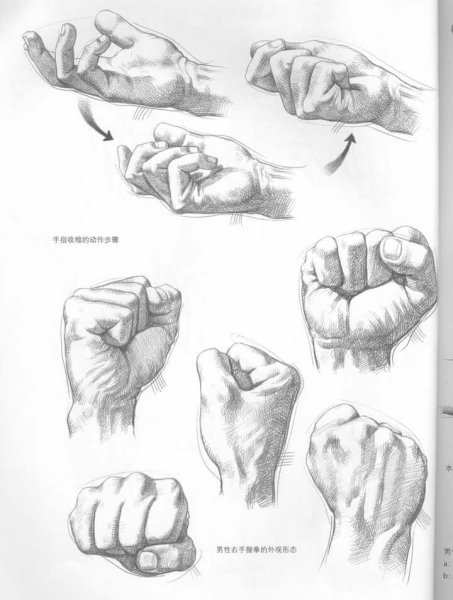 Кулак рисовать