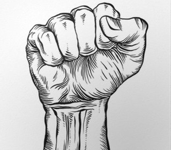 Руки в кулаках референс аниме