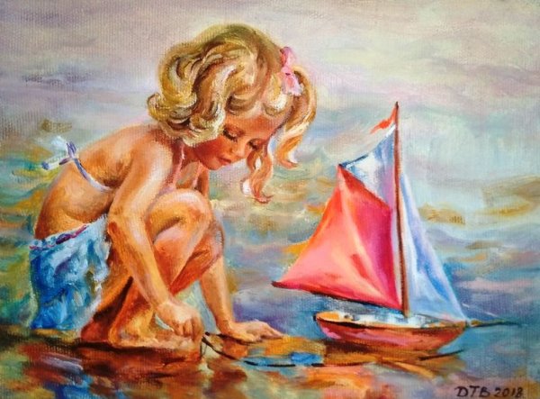 Алые паруса Ассоль живопись