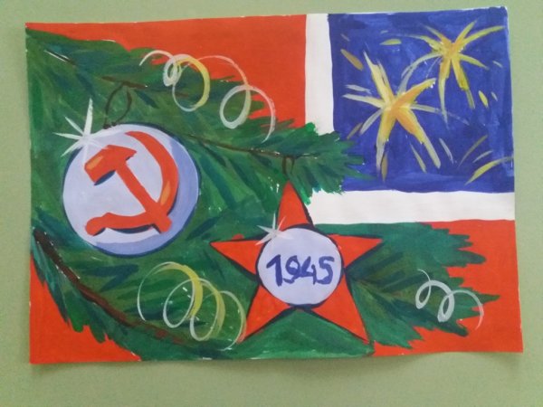 Конкурс рисунков елочка Победы