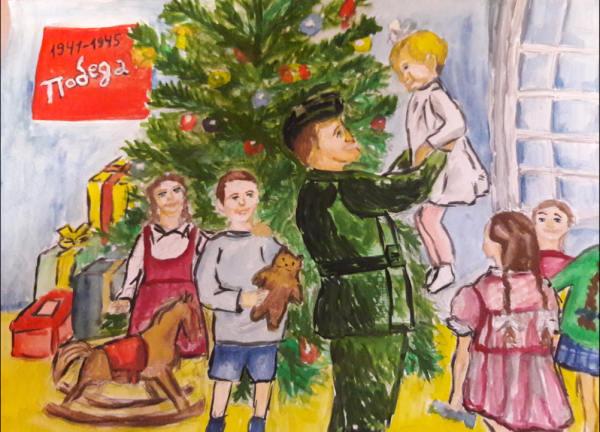 Елка Победы конкурс детских рисунков