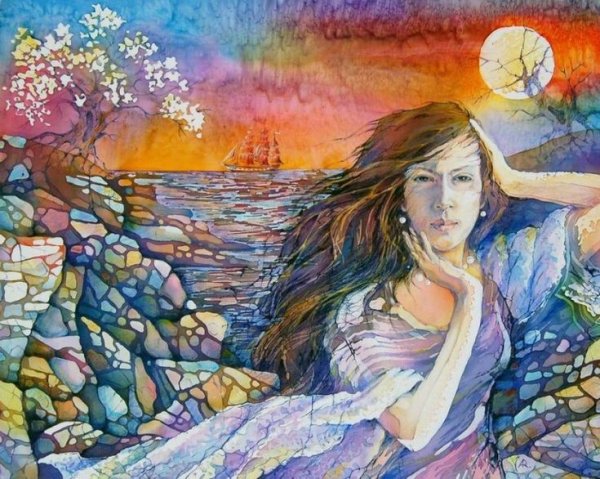 Алые паруса Грин живопись