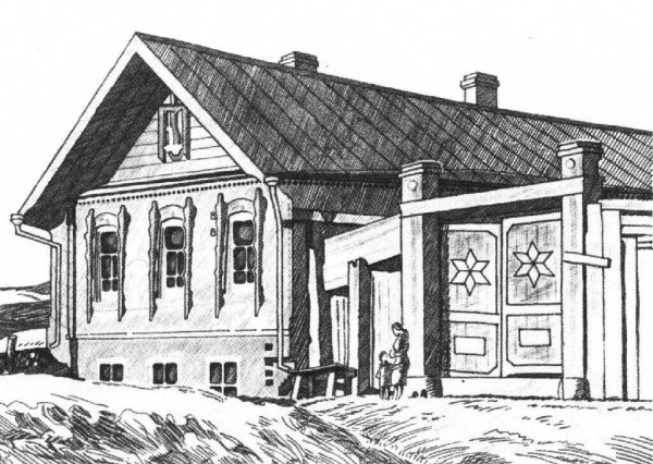 Усадьба чебококсарца 14 века