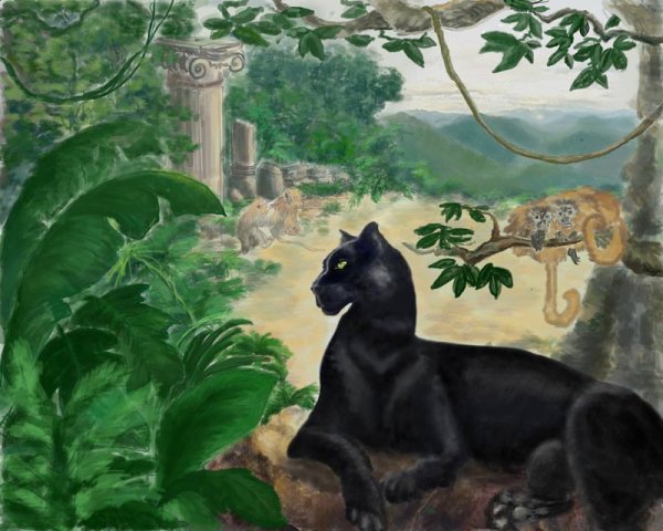 Маугли Багира и Шерхан