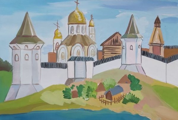 Древний город изо 4 класс