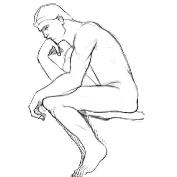 Натура для рисования человек