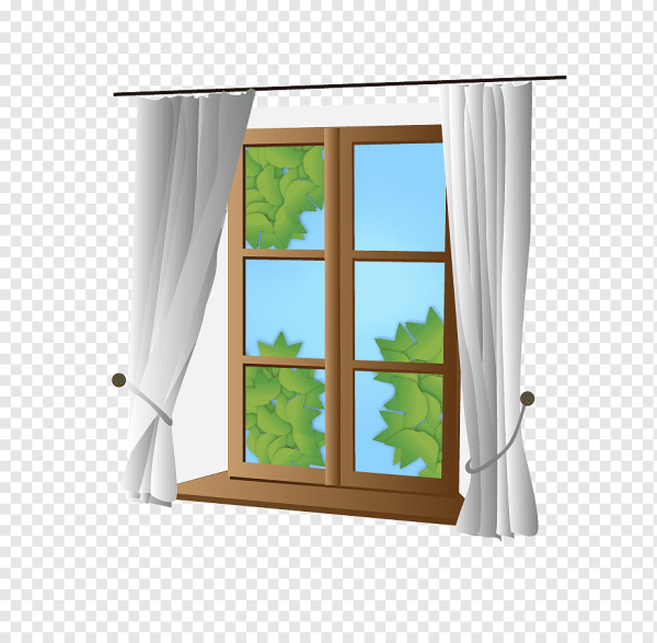 Окно на прозрачном фоне