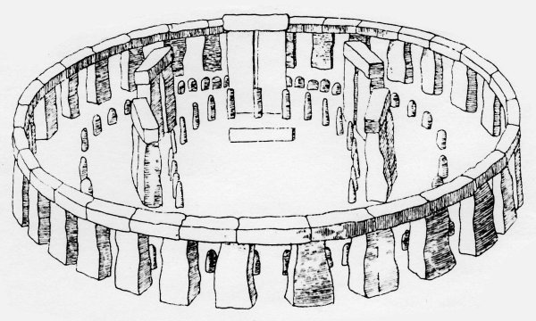 Кромлех Стоунхендж реконструкция