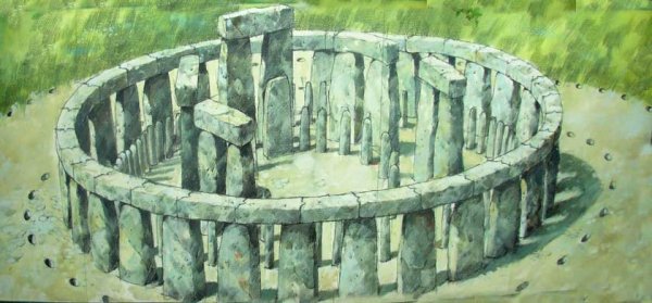 Стоунхендж лунки Обри