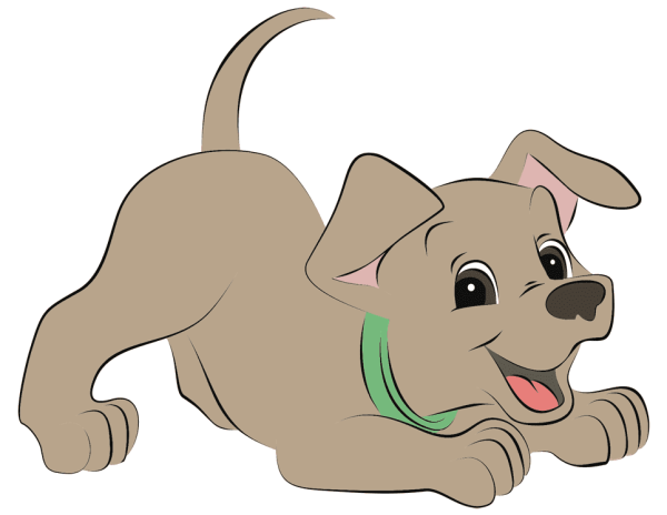 Собака мультяшная