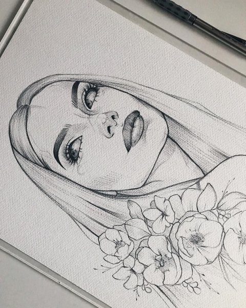 Красивые эскизы для рисования