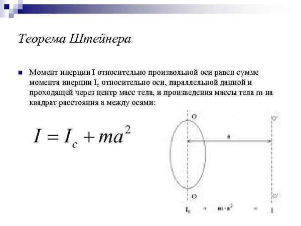 Теорема Штерна момент инерции