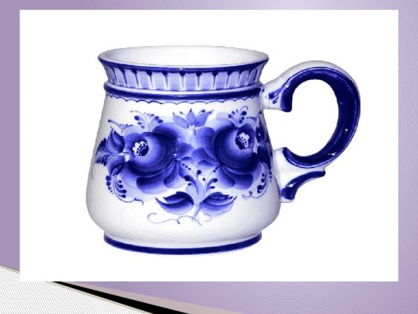 Гжельская посуда для детей