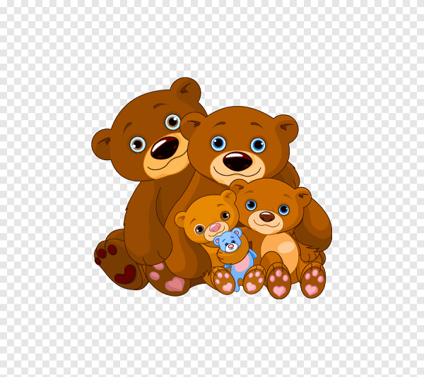 Медвежата мультяшные