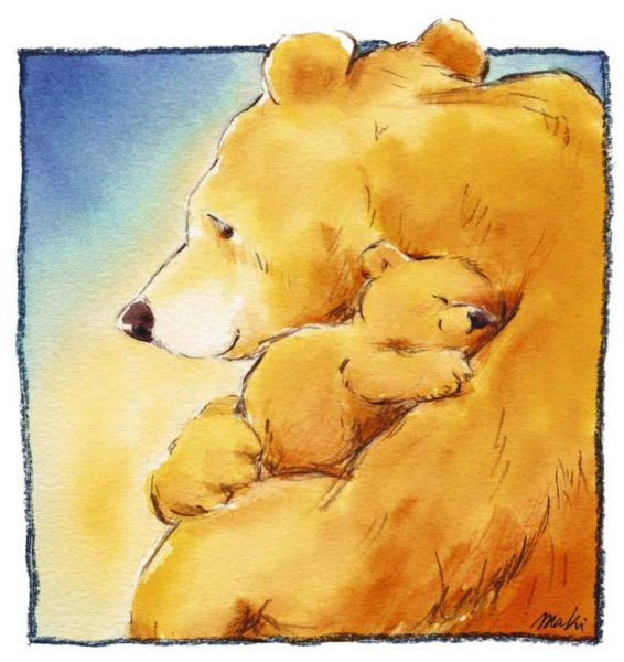 Картина медведь