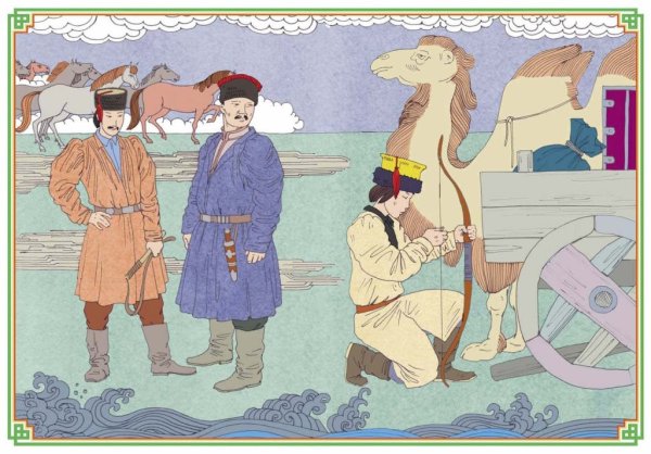 Калмыкия сказки иллюстрации