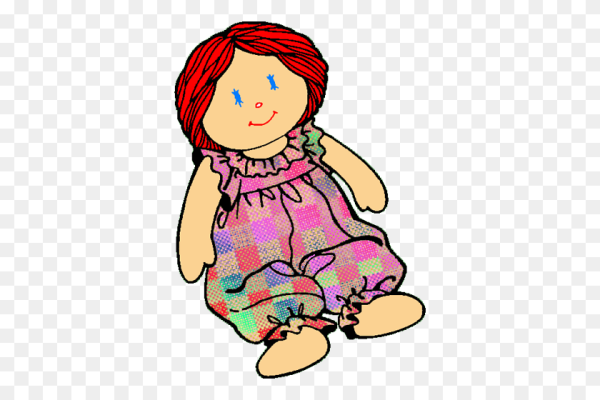 Грустная кукла рисунок