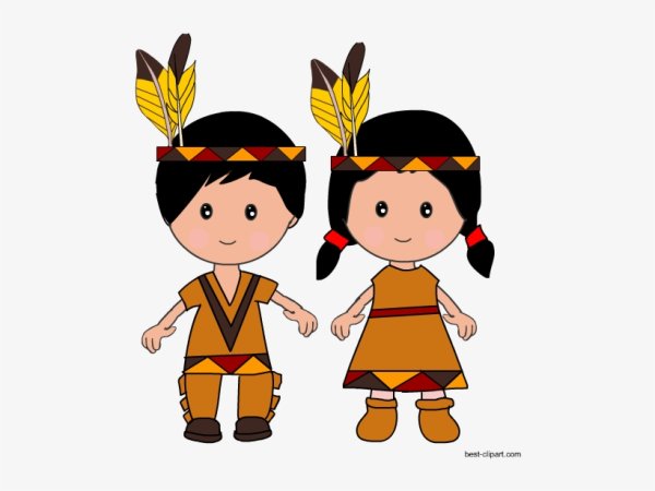 Индеец анфас