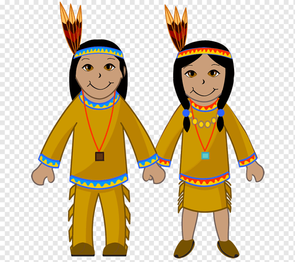 Индейцы. Раскраска